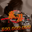 800 000 000 points (Akai Katana Shin)