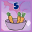 5 carrots