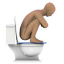 This is how I sit on the Toilet