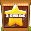 3 stars earned