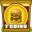 7 coins collected