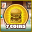 7 coins collected