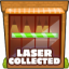 Laser collected