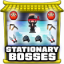 Stationary mini bosses defeated