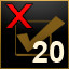 Finish 20 levels on "no checkpoint" mode. 