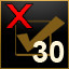 Finish 30 levels on "no checkpoint" mode. 