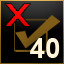 Finish 40 levels on "no checkpoint" mode. 