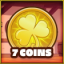 7 coins collected