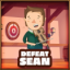 Sean defeated