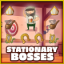 Stationary mini bosses defeated