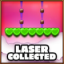 Laser collected