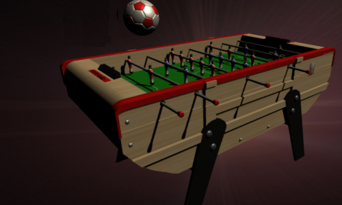 3D Table Soccer Foosball