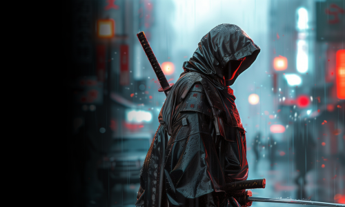 Cyberpunk Samurai