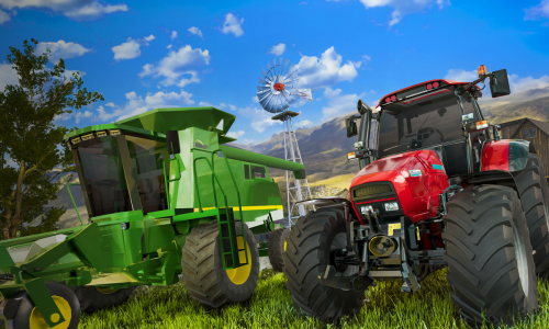 Farming Tractor Simulator 2023 : Drive Combine and Trucks