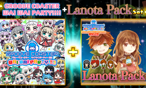 GROOVE COASTER WAI WAI PARTY!!!! + Lanota Pack Set