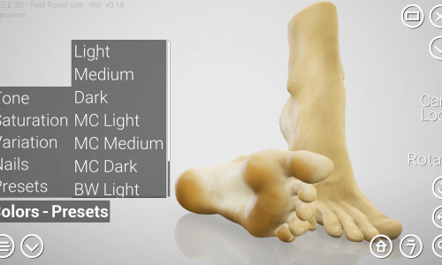 HAELE 3D - Feet Poser Lite