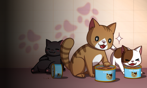 PuzzlePet: Feed Your Cat