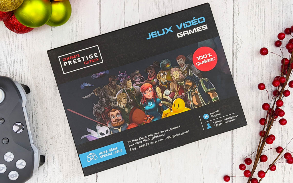 Coffrets prestige Jeux vidéo 100% Québec