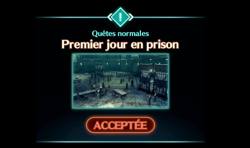 Premier jour en prison