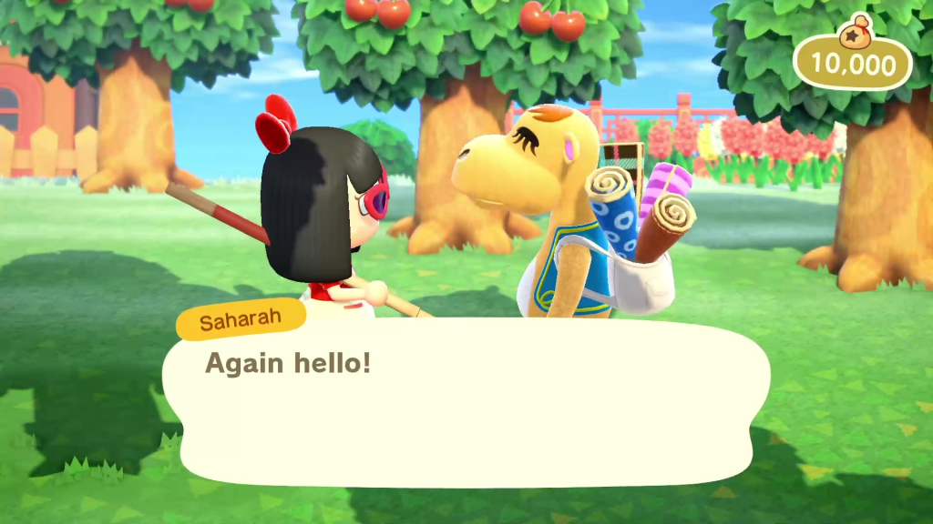 Animal Crossing : New Horizons - How to meet Saharah