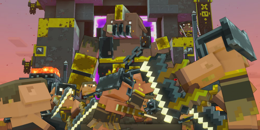 Minecraft Legends Chef De La Horde Du Bastion Nationhive