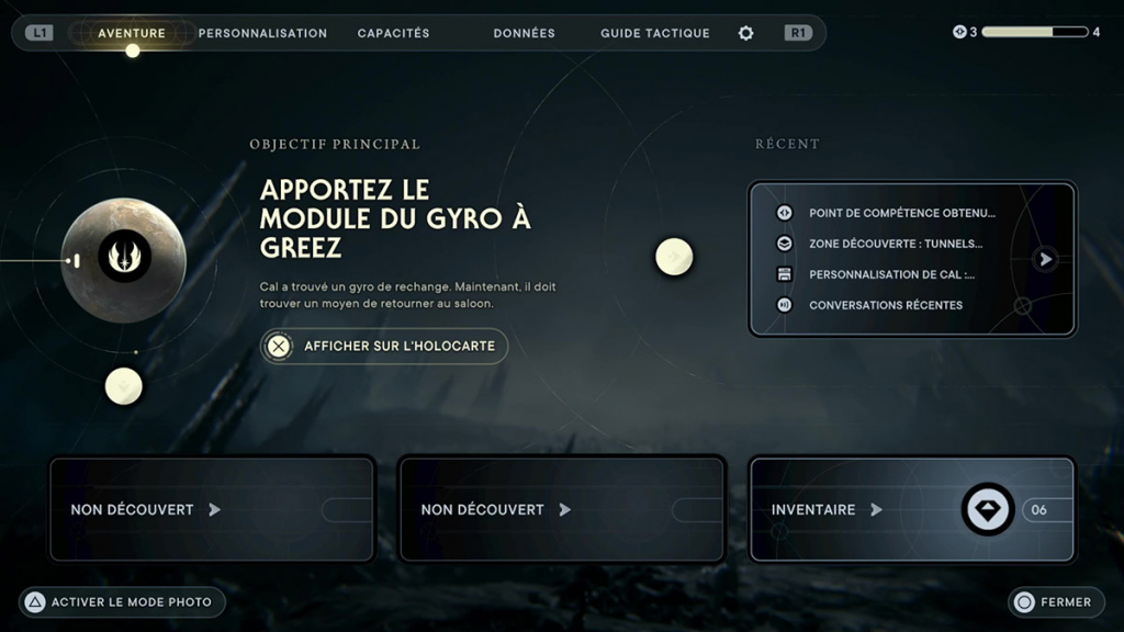 Apportez le module du gyro à Greez