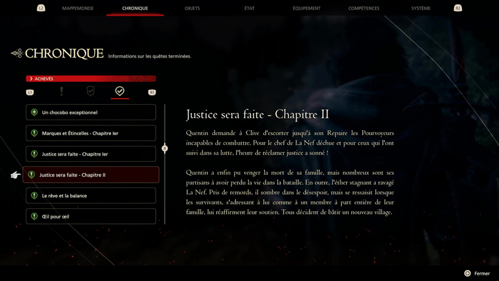 Justice sera faite - Chapitre II