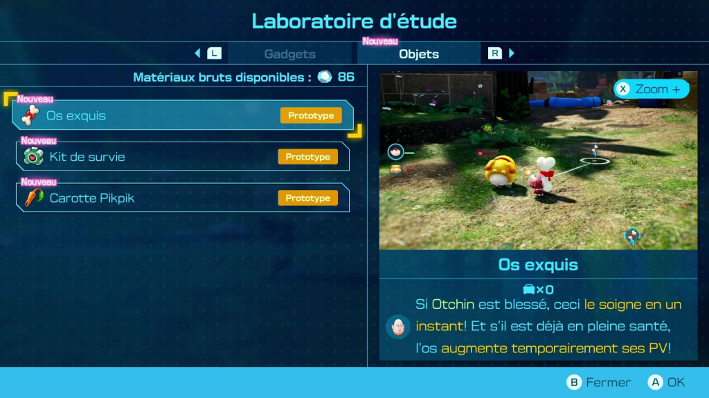 Pikmin 4 - Objets