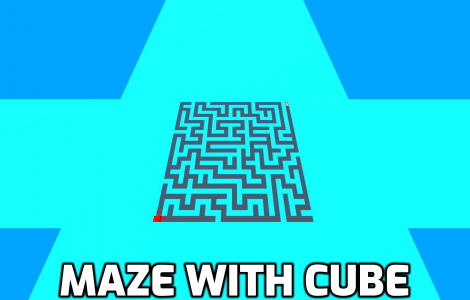 Maze with cube