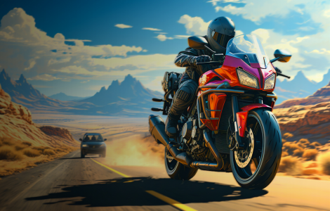 Moto Highway :  Racing Speed Rush