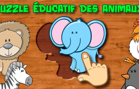 Puzzle éducatif des animaux pour tout-petits et enfants