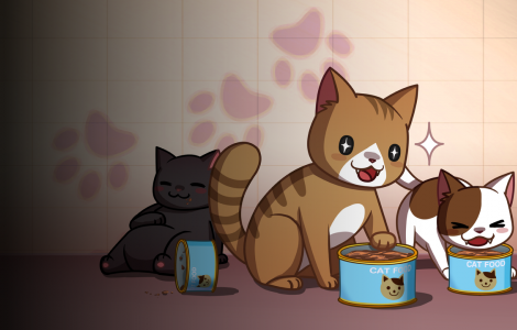 PuzzlePet: Feed Your Cat