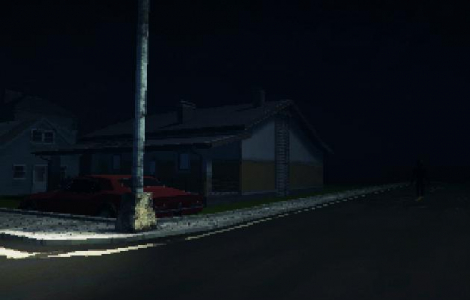 Walking alone at night