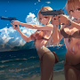 Bikini Beach: Anime Girls Assault